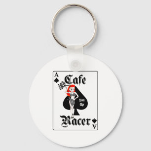 Cafe Racer Ton Up Redhead Sleutelhanger