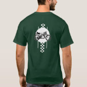 Cafe Racer (volledig achteraan) Donker T-shirt (Achterkant)