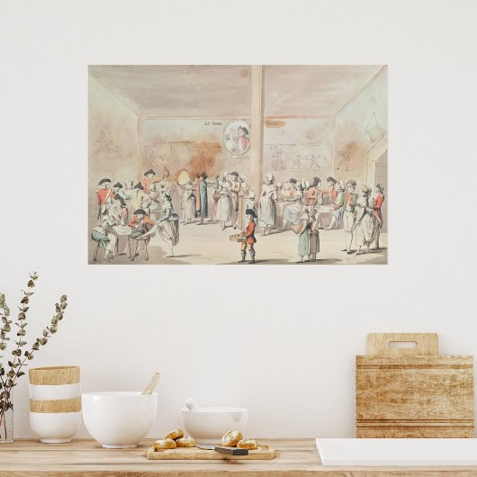 Cafe Ramponneau Poster (Keuken)