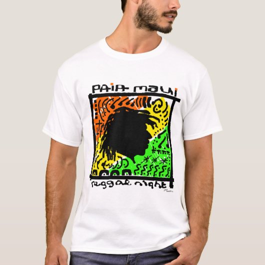 Cafe Reggae Nacht T-shirt (Voorkant)