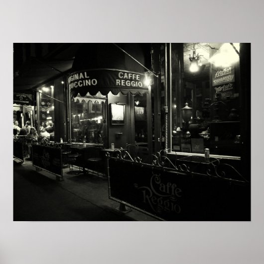 Cafe Reggio, medium Poster (Voorkant)