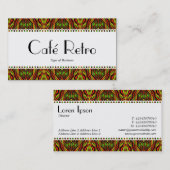 Café Retro (gescand) Visitekaartje (Voorkant / Achterkant)