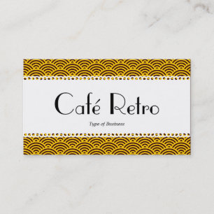 Café Retro (gescand) - Vissegelpatroon Visitekaartje