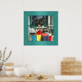 Café Roma-Poster Poster (Keuken)