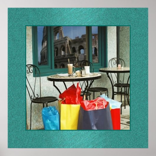 Café Roma-Poster Poster (Voorkant)