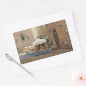 Café Roma Rechthoekige Sticker (Envelop)