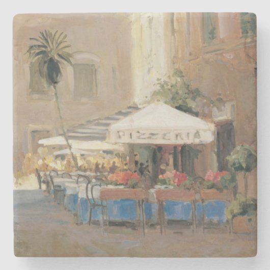 Café Roma Stenen Onderzetter (Voorkant)