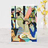 Cafe, schilderij van Ernst Ludwig Kirchner Kaart (Gele Bloem)
