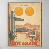 Café Solaris - Sci-fi Vintage  Poster (Voorkant)