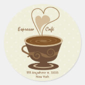 Cafe Sticker (Voorkant)