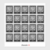 Cafe Tafel QR Code Sticker | Digitaal Menu Scannen (Vel)