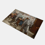 Cafe - Tafel voor één 1941 Deurmat (Schuin)