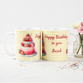 Café Taza de cumpleaños Koffiemok