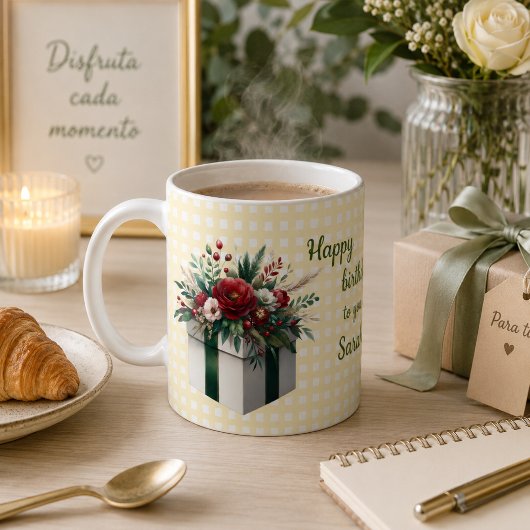 Café Taza de cumpleaños Koffiemok