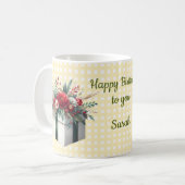 Café Taza de cumpleaños Koffiemok (Voorkant links)