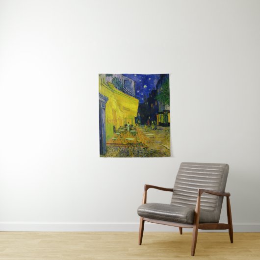 Cafe Terrace Arles, Place du Forum, 1888 Wandkleed (In situ)