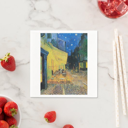 Cafe Terrace at Night 1888 by Vincent van Gogh Servet (Insitu)