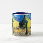 Café Terrace at Night (1888) Vincent Van Gogh Art Mok (Midden)