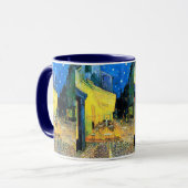 Café Terrace at Night (1888) Vincent Van Gogh Art Mok (Voorkant links)