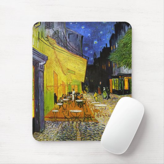 Cafe Terrace at Night Muismat (Met muis)