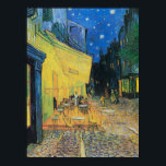 Cafe Terrace bij nacht 1888 door Vincent van Gogh Poster<br><div class="desc">Vincent Willem van Gogh (Dutch: [ˈvɪ nsɛ nt ˈʋ lactam ɱɪ vkuïengel] (listen); [voetnoot 1] 30 March 1853 - 29 July 1890) was a Dutch Post-Impressionist painter who posthumously becone of the In a decade, he created about 2, 100 artworks, including around 860 oil paintings, most of which date from...</div>