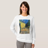 Cafe Terrace bij nacht 1888 door Vincent van Gogh T-shirt (Voorkant volledig)