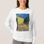 Cafe Terrace bij nacht 1888 door Vincent van Gogh T-shirt<br><div class="desc">Vincent Willem van Gogh (Dutch: [ˈvɪ nsɛ nt ˈʋ lactam ɱɪ vkuïengel] (listen); [voetnoot 1] 30 March 1853 - 29 July 1890) was a Dutch Post-Impressionist painter who posthumously becone of the In a decade, he created about 2, 100 artworks, including around 860 oil paintings, most of which date from...</div>