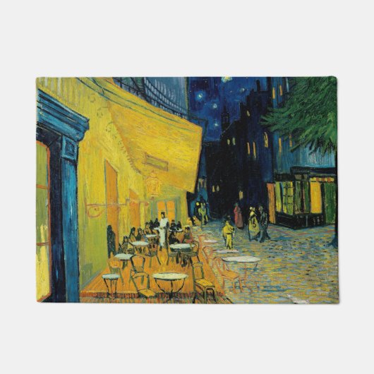Café Terrace bij nacht Deurmat (Voorkant)