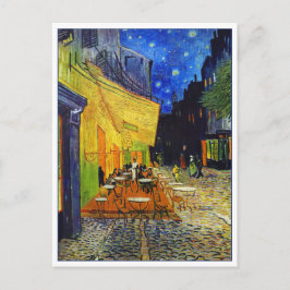 Cafe Terrace bij nacht door Van Gogh Briefkaart