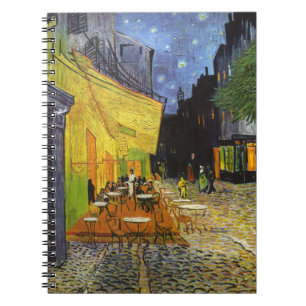 Café Terrace bij nacht door Van Gogh Notitieboek
