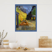 Cafe Terrace bij nacht door van Gogh Poster (Keuken)