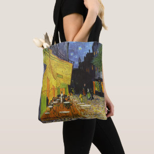 Café Terrace bij nacht door Van Gogh Tote Bag