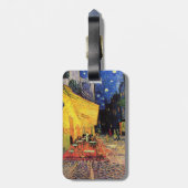 Cafe Terrace bij nacht door Vincent van Gogh Bagagelabel (Achterkant verticaal)