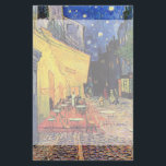 Cafe Terrace bij nacht door Vincent van Gogh Briefpapier<br><div class="desc">Cafe Terrace op de Place du Forum door Vincent van Gogh is een kunstschilderij van de impressionistische architectuur van het cityscape schilderij. Een uitzicht buiten van een restaurant met tafels, stoelen, serveerders en mensen die eten. Een mooie nacht met sterren aan de hemel in Arles, Frankrijk. Over de kunstenaar: Vincent...</div>