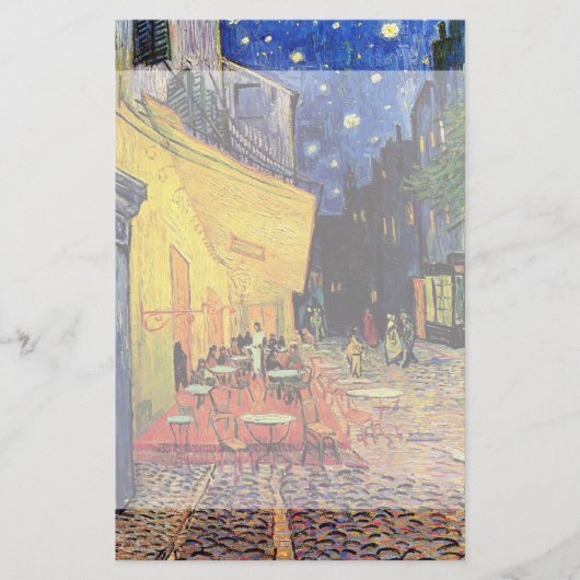 Cafe Terrace bij nacht door Vincent van Gogh Briefpapier (Voorkant)