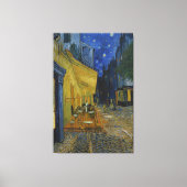 Cafe Terrace bij nacht door Vincent van Gogh Canvas Afdruk (Voorkant)