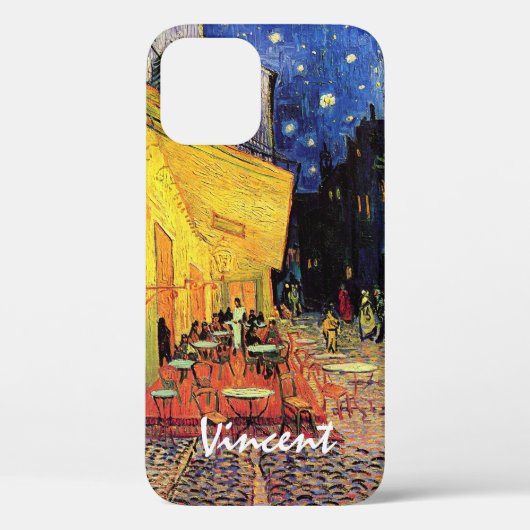 Cafe Terrace bij nacht door Vincent van Gogh Case-Mate iPhone Case (Achterkant)