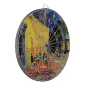 Cafe Terrace bij nacht door Vincent van Gogh Dartbord (Voorkant Links)