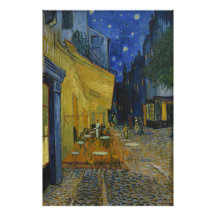 Cafe Terrace bij nacht door Vincent van Gogh