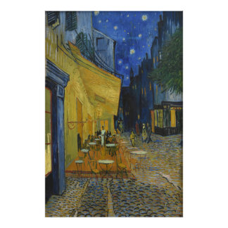 Cafe Terrace bij nacht door Vincent van Gogh Foto Afdruk