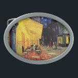 Cafe Terrace bij nacht door Vincent van Gogh Gesp<br><div class="desc">Cafe Terrace op de Place du Forum door Vincent van Gogh is een kunstschilderij van de impressionistische architectuur van het cityscape schilderij. Een uitzicht buiten van een restaurant met tafels, stoelen, serveerders en mensen die eten. Een mooie nacht met sterren aan de hemel in Arles, Frankrijk. Over de kunstenaar: Vincent...</div>