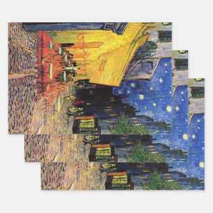 Cafe Terrace bij nacht door Vincent van Gogh Inpakpapier Vel