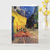 Cafe Terrace bij nacht door Vincent van Gogh Kaart (Gele Bloem)