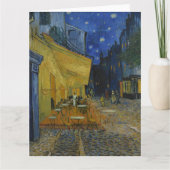 Cafe Terrace bij nacht door Vincent van Gogh Kaart (Voorkant)