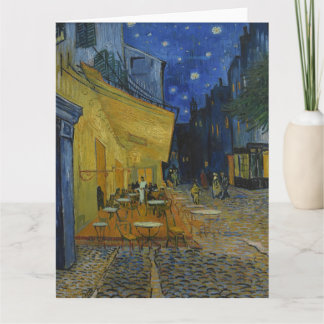 Cafe Terrace bij nacht door Vincent van Gogh Kaart