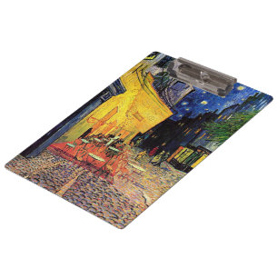 Cafe Terrace bij nacht door Vincent van Gogh Klembord