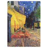 Cafe Terrace bij nacht door Vincent van Gogh Klembord (Achterkant)
