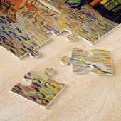 Cafe Terrace bij nacht door Vincent Van Gogh Legpuzzel (Zijkant)