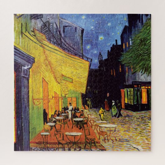 Cafe Terrace bij nacht door Vincent Van Gogh Legpuzzel (Verticaal)