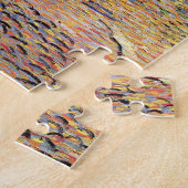 Cafe Terrace bij nacht door Vincent van Gogh Legpuzzel (Zijkant)